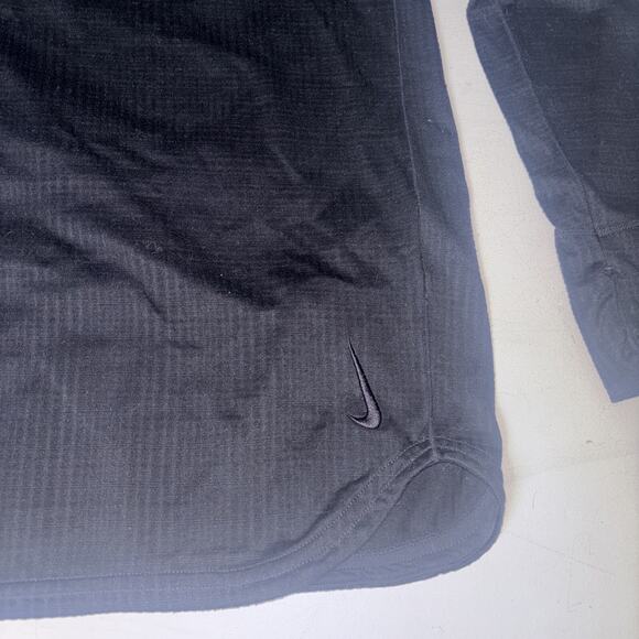 Yoga Nike Women’s Relax Black Longsleeve Top Sz L - Picture 2 of 8